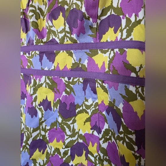 Boden Tulip Floral Sheath Dress Sz 2P - Picture 3 of 5